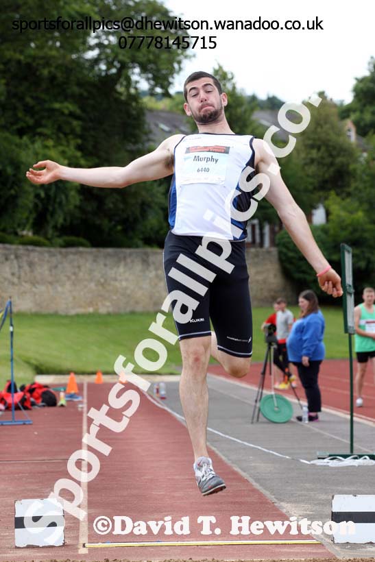 Senior mens long jump, EAP International Combined Events, Hexham Northumberland. Photo: David T. Hewitson/Sports for All Pics